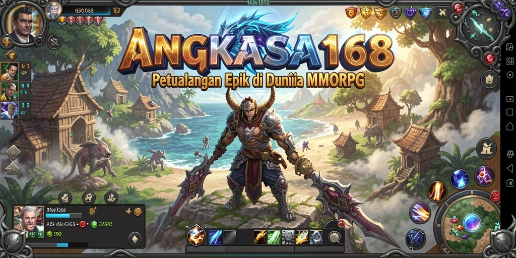 Visual menakjubkan dari gameplay MMORPG ANGKASA168.