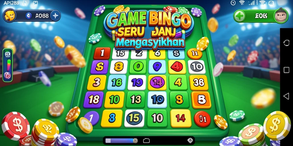 Tampilan gameplay Bingo yang seru dan menarik di API288.