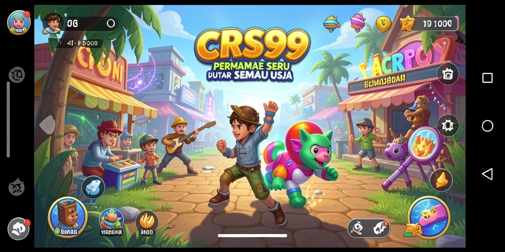 Tampilan screenshot gameplay <strong>CRS99</strong> dengan grafik menarik dan aksi seru.