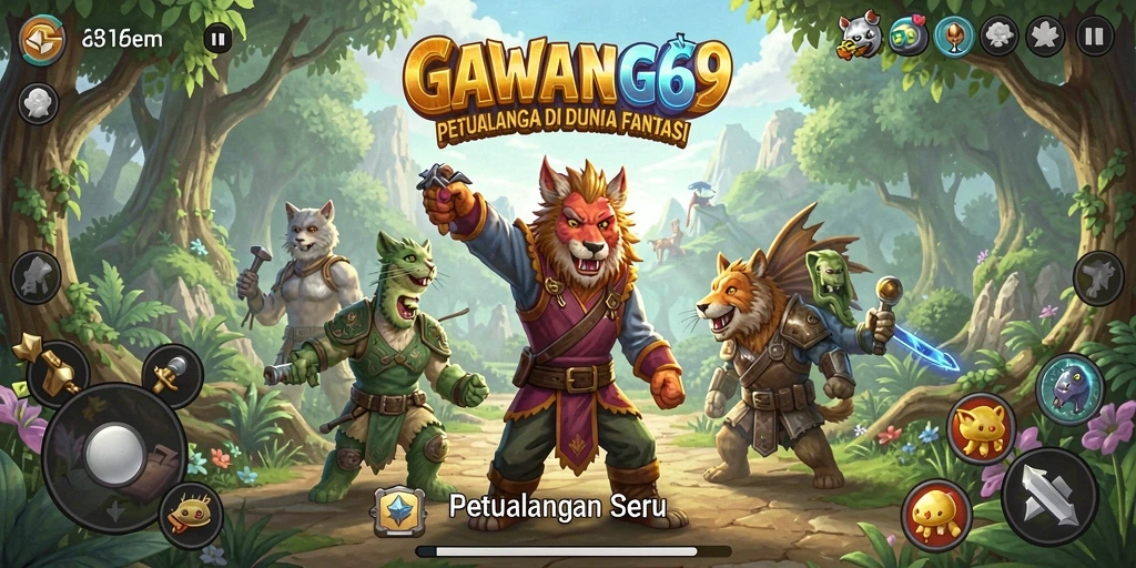 Tangkapan layar GAWANG69 menampilkan aksi petualangan yang seru.