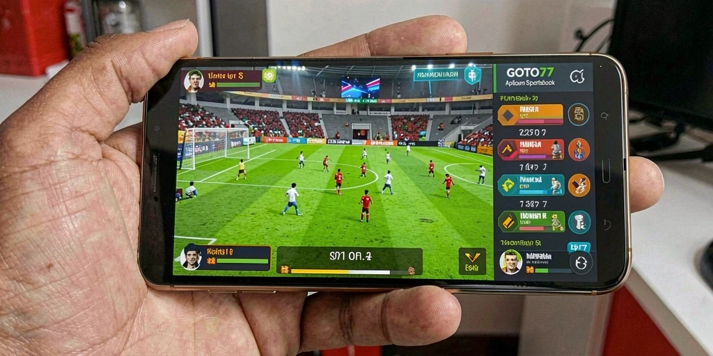 Screenshot GOTO77 menunjukkan tampilan menarik dari fitur taruhan olahraga.