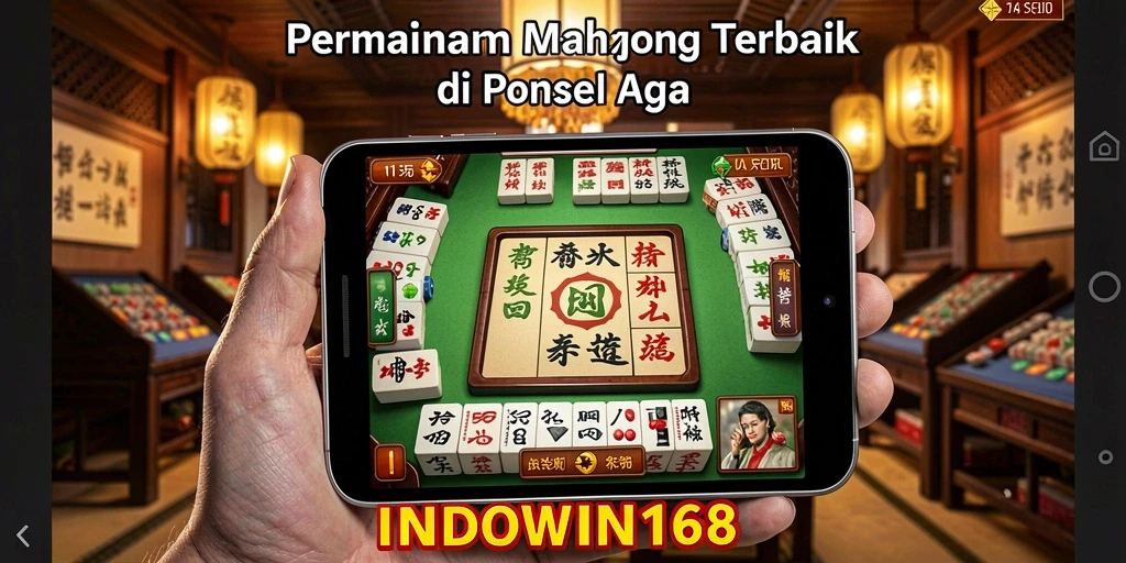 Tampilan gameplay menarik dari game Mahjong INDOWIN168.