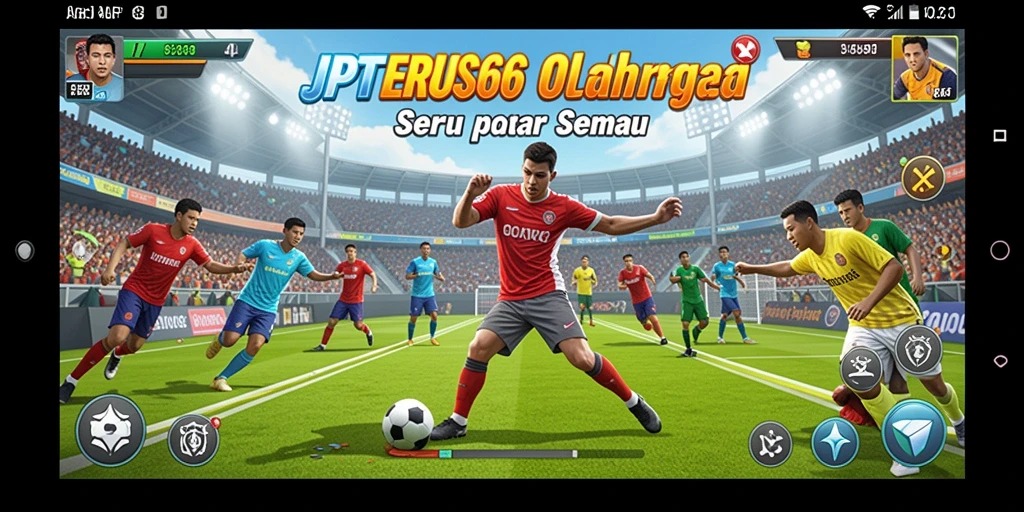 Tampilan gameplay menarik dalam aplikasi JPTERUS66.