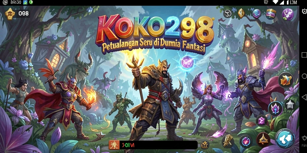 Tampilan gameplay <strong>KOKO288</strong> yang menakjubkan saat menjelajahi dunia petualangan.