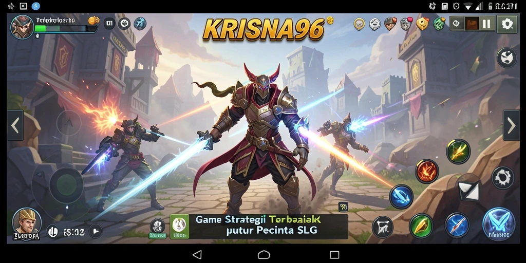 Tangkapan layar menampilkan aksi mendebarkan dalam KRISNA96.