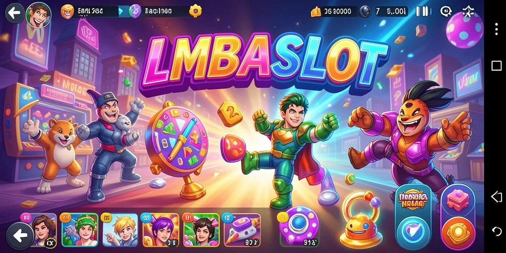 Screenshot LMBASLOT menunjukkan keseruan gameplay Arcade yang menarik.