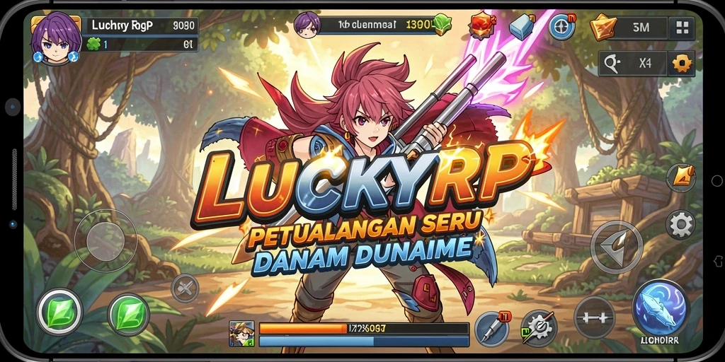 Screenshot menampilkan aksi pertarungan karakter anime dengan efek visual yang menakjubkan.