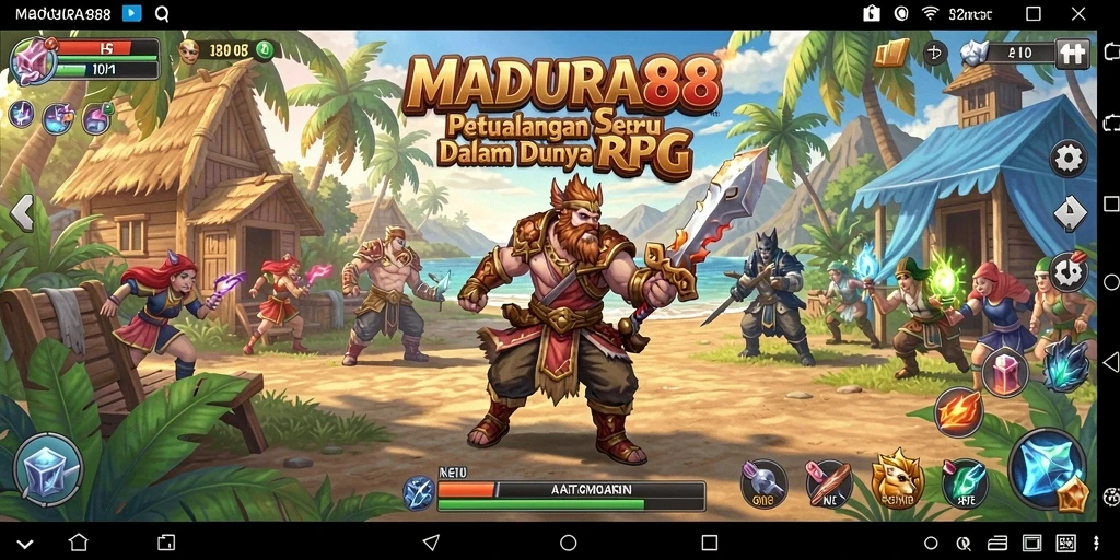 Tampilan gameplay menakjubkan di dunia RPG MADURA88.