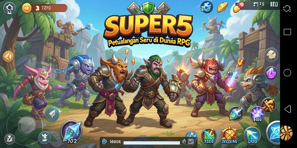 Gameplay seru di dunia RPG yang penuh petualangan.