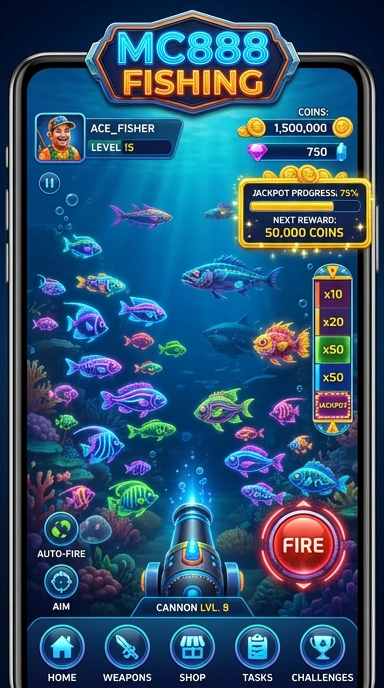 Screenshot aplikasi mc888 menunjukkan variasi aplikasi yang tersedia.